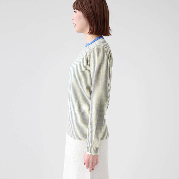 Oblada オブラダ｜マルチボーダー ロングTシャツ S2610CU16の通販