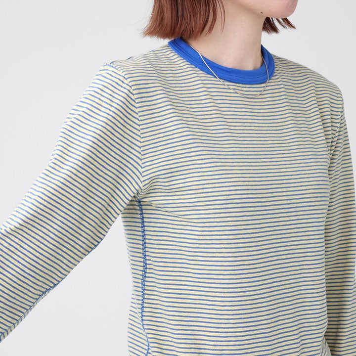 Oblada オブラダ｜マルチボーダー ロングTシャツ S2610CU16の通販