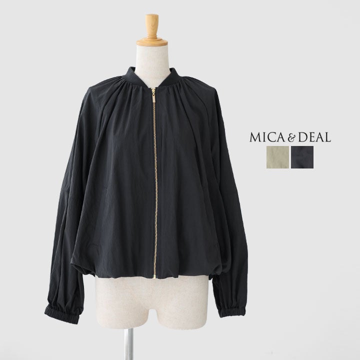MICA & DEAL マイカ＆ディール | ヘムバルーンナイロンブルゾン