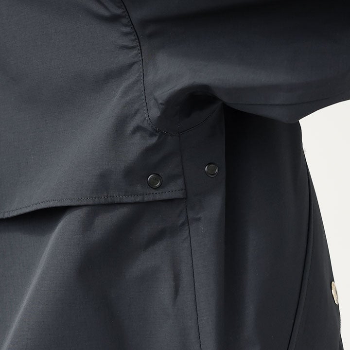 マッキントッシュロンドン⭐️ハイブリッドクロスノーカラーブルゾン サイズ44 MACKINTOSH マッキントッシュ | ウェザーテック スカイ ノーカラー