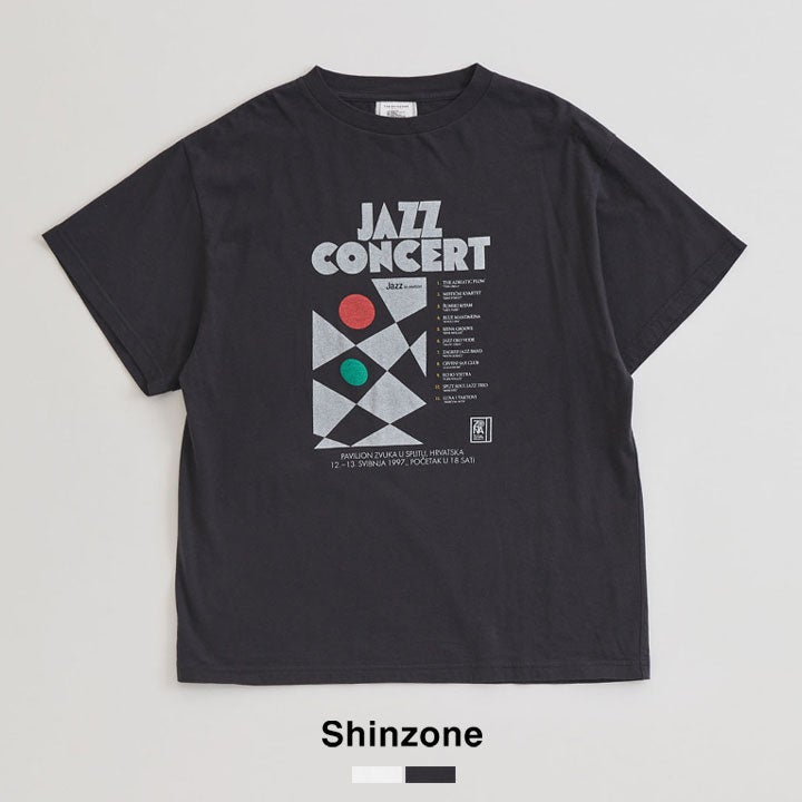 SHINZONE シンゾーン｜JAZZ コンサート Tシャツ 26SMSCU09の通販｜NEWS