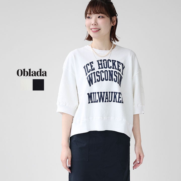 Oblada オブラダ｜HOCKEY ハーフスリーブスウェット M2610CU20の通販