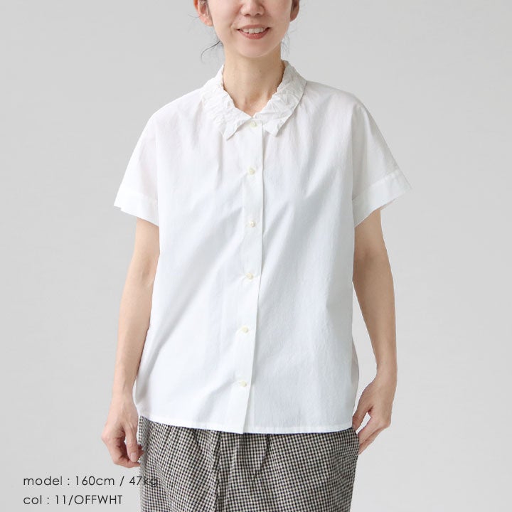 1度着用のみ美品 ミズイロインド 近年モデル シャツ ブラウス 