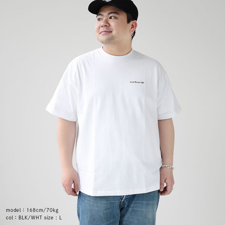 BIBLIOMANIA Tシャツ ホワイト Lサイズ 送料無料 デッドストック Last Resort AB ラストリゾートエービー | Atlas Mono ショート