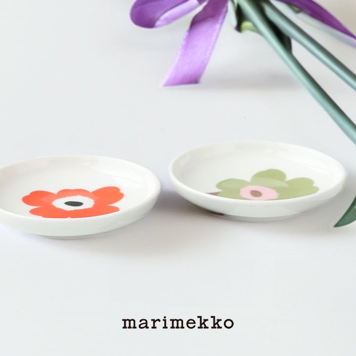 marimekko マリメッコ｜日本限定 Unikko プレートセット 8.5cm 52269