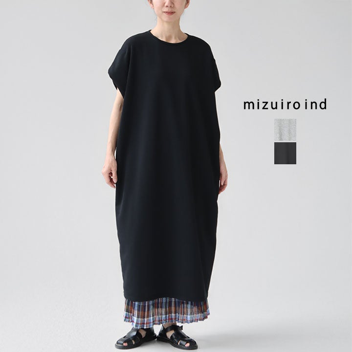 mizuiro ind ミズイロインド｜ドライフレンチテリーノースリーブロング
