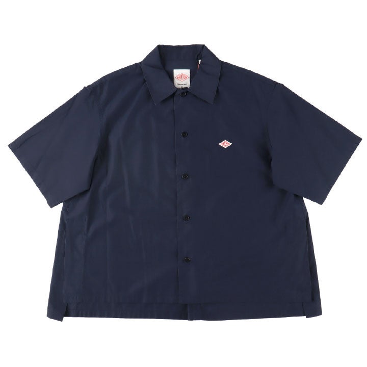 DANTON ダントン｜コットンポプリン サイドスリット半袖シャツ DT
