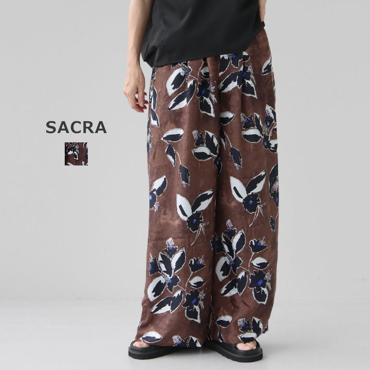 SACRA サクラ｜ペインティング フローラ パンツ 126214112の通販｜NEWS
