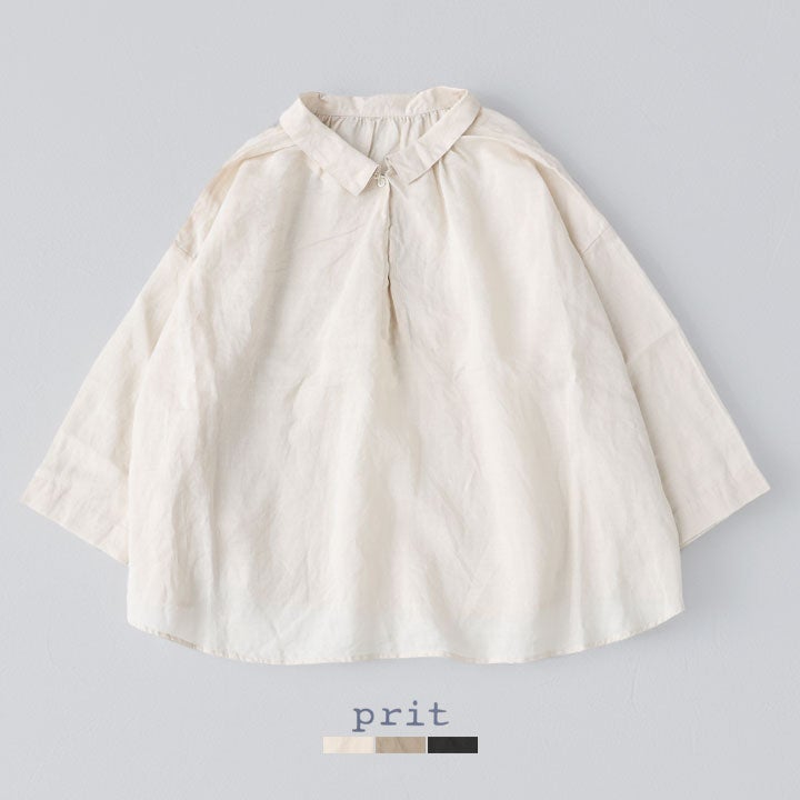 プリット白麻綿トップス美品！今だけセール❗️ prit(プリット)の通販｜NEWS<ニューズ>公式オンラインショップ