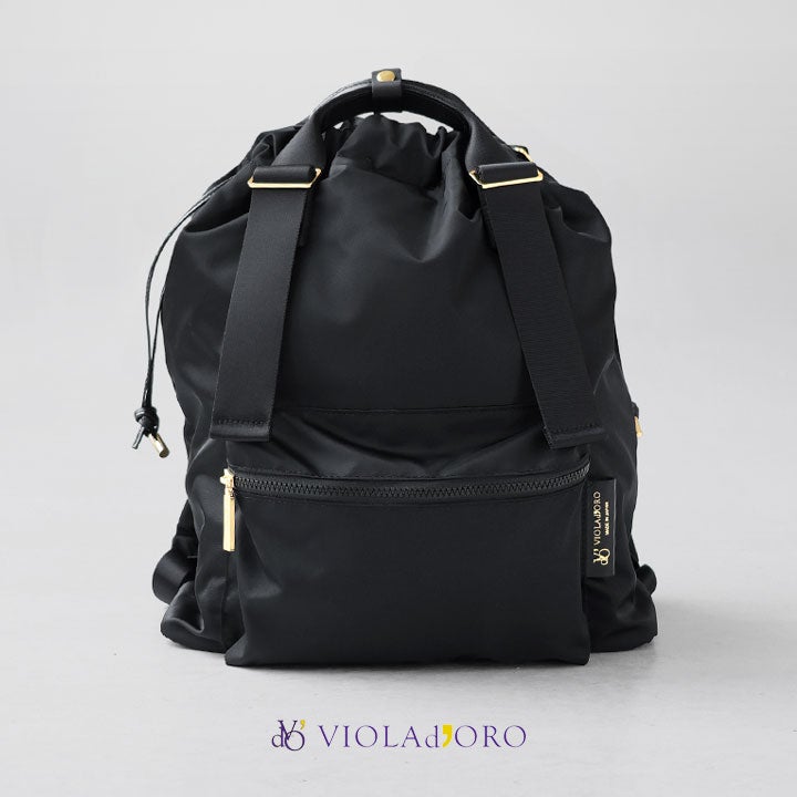 VIOLAd'ORO ヴィオラドーロ｜GINO ナイロン 2WAYバックパック V-2188の