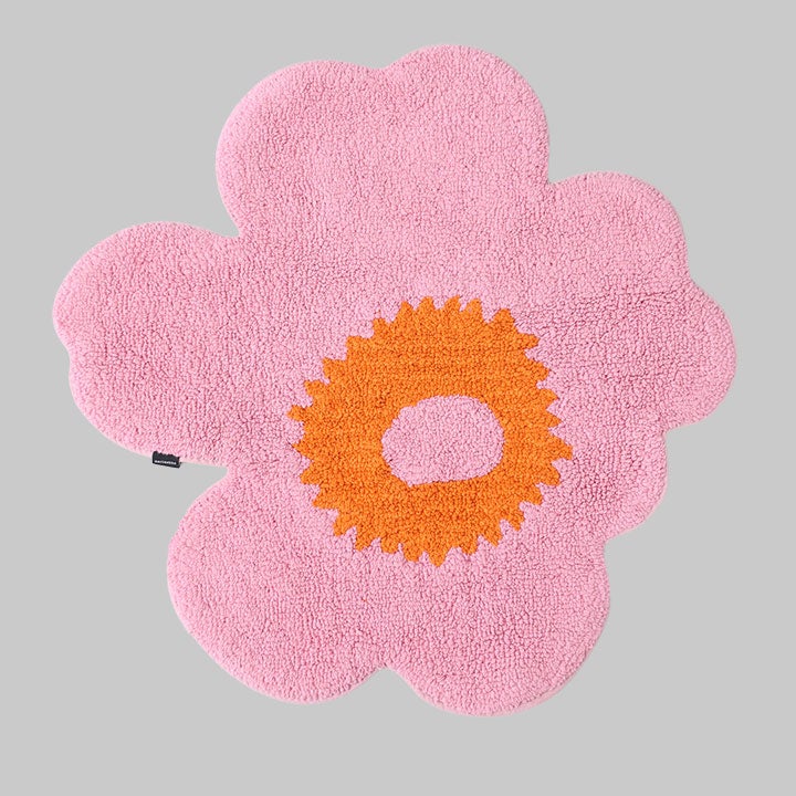marimekko マリメッコ フラワー型 フロアマット ピンク 正規品 marimekko マリメッコ｜Unikko マット 52263-75746の通販｜NEWS