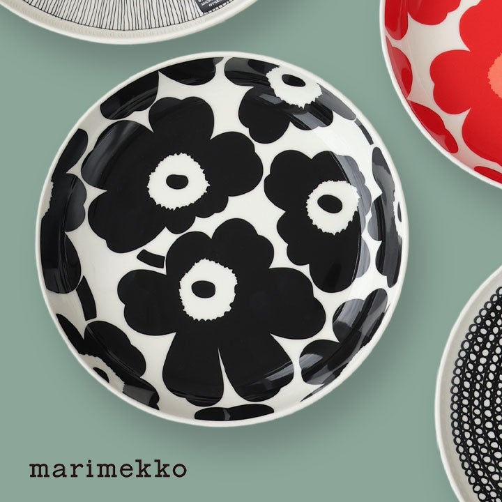 marimekko マリメッコ｜Unikko ディーププレート 20.5cm 52269-75543の
