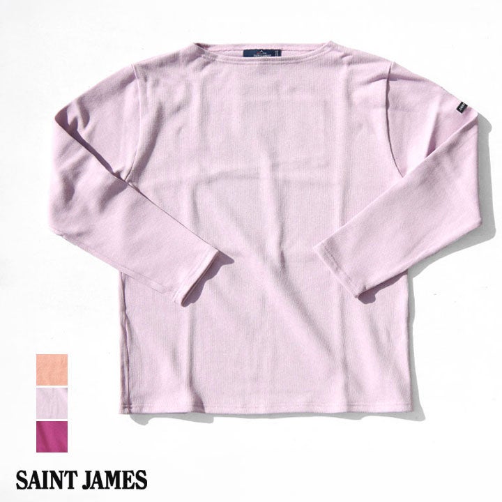 SAINT JAMES セントジェームス｜ウエッソン 無地バスクシャツ OUESSANT