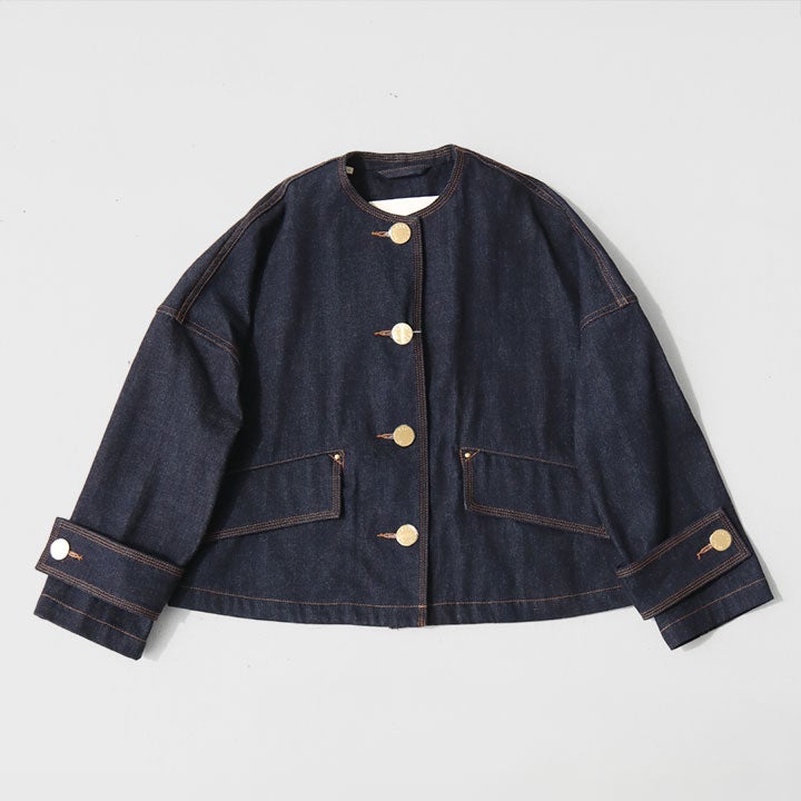 MACKINTOSH マッキントッシュ｜HUMBIE ノーカラーデニムジャケット
