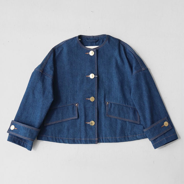MACKINTOSH マッキントッシュ｜HUMBIE ノーカラーデニムジャケット